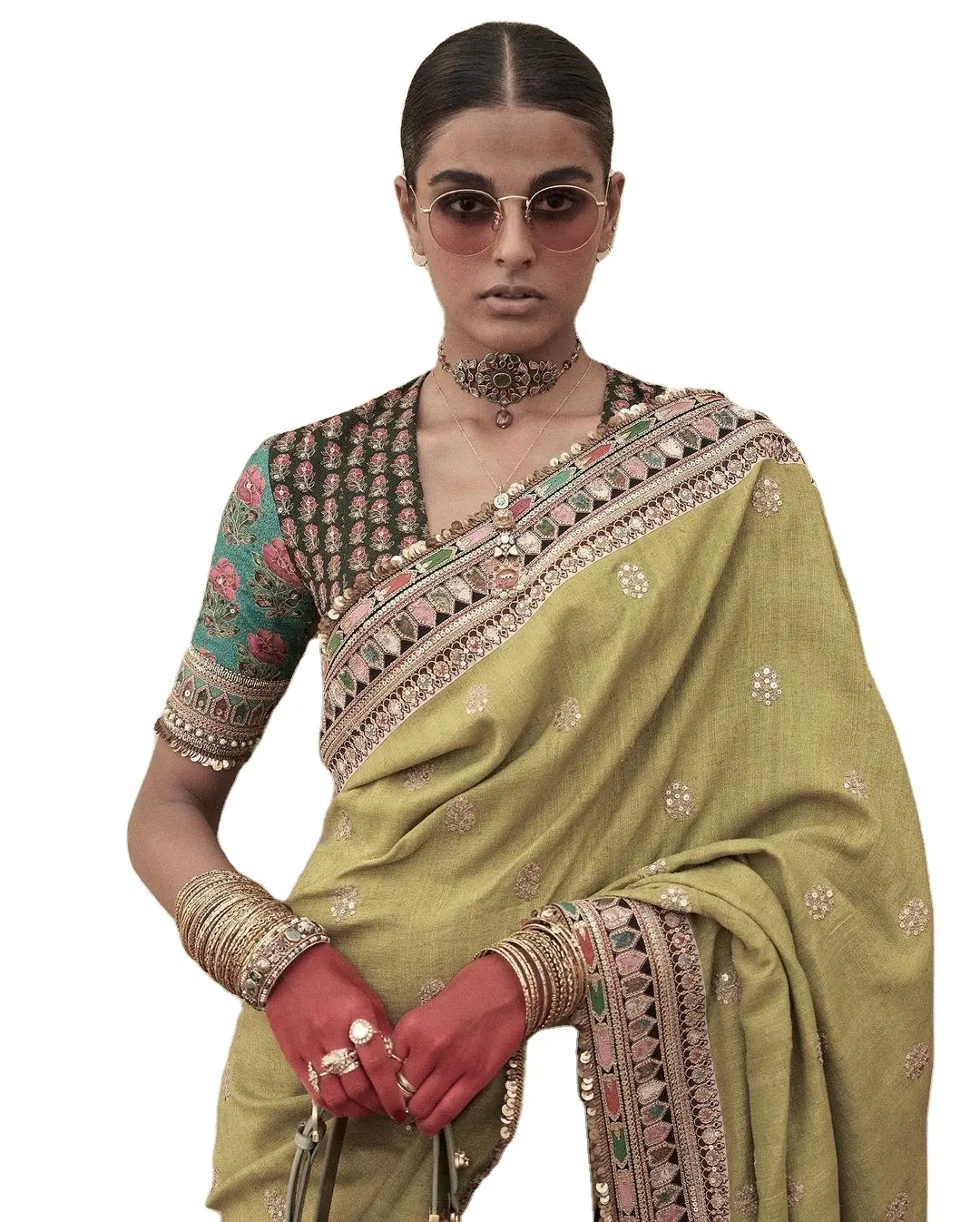 Bollywood красивый жоржет многопоточная вышивка и последовательность работы с цифровой печатью и последовательностью работы рукав кружева
