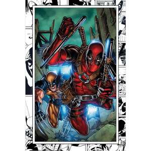 Marvel Comics for Deadpool & Wolverine <b>Poster</b> Digital Printing Hanging Style for Home Decoration - Product Image 1