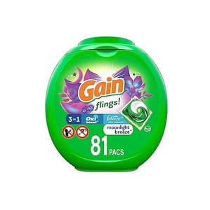 Capsules à lessive Gain écologiques à haute efficacité avec parfum floral de lavande, emballage jetable - Différentes tailles de paquets disponibles - Product Image 3