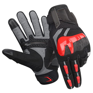 ถุงมือแข่งรถน้ำหนักเบาระบายอากาศใส่ได้ทั้งชายและหญิงอุปกรณ์กีฬาทำจากหนังคุณภาพสูงใช้ได้กับหน้าจอสัมผัสเวลาปั่นจักรยานกลางแจ้ง - Product Image 6