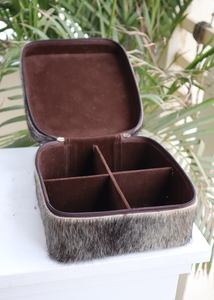 Caja de joyería de cuero real hecha a mano, almacenamiento de joyería de viaje, caja de joyería occidental, el mejor regalo para mujeres - Product Image 3