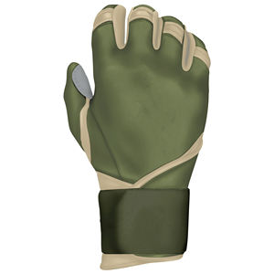 Guantes de bateo de béisbol personalizados, puños largos, guantes de agarre deportivos de cuero duraderos de primera calidad para competición de equipos, 2017 - Product Image 5