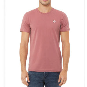 Nouveauté T-shirts pour hommes Mode décontractée d'été Couleur unie Manches courtes Tees de haute qualité Base pour la production graphique personnalisée - Product Image 1