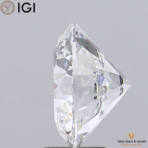 Corte redondo de alta calidad 5,51 CARAT CVD Lab Grown D Color VVS2 Clarity Diamond con certificación IGI - Product Image 3