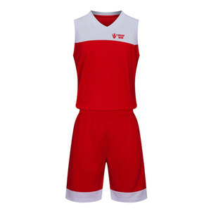 Conjunto de camiseta y pantalones cortos transpirables de uniforme de baloncesto deportivo hecho a medida de alta calidad - Product Image 1