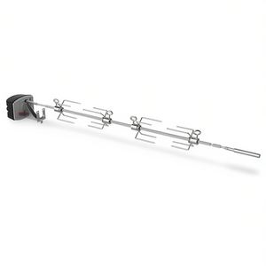 Rôtissoire en acier inoxydable Weber 139 cm pour barbecues à granulés Genesis 4, outil pour viande et volaille - Product Image 2