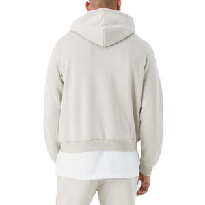 Custom available Men's cropped hoodies Pullover Peso pesado streetwear sudaderas con capucha en blanco logotipo personalizado Sudadera con capucha para unisex - Product Image 4