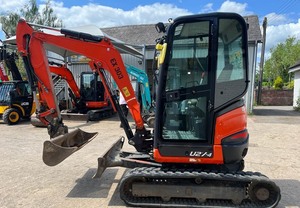 Mini-excavatrice à 4 roues U27-4, norme EURO 5, avec moteur de rotation de flèche, moment de charge élevé, à vendre - Product Image 6