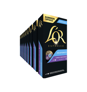 Capsules LOR Espresso Décaféiné Lungo Profondo 10 pièces Vente Chaude pour Cadeaux d'Entreprise et Services d'Hôtellerie - Product Image 2