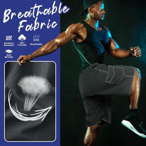 Pantalones cortos de baño de verano de secado rápido para hombre personalizados, ropa OEM de tela transpirable con logotipo de marca y servicios de etiqueta privada - Product Image 3