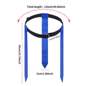 Ensemble de ceintures de flag football réglables, drapeaux et ceintures de football, cadeaux pour les jeunes et les adultes, entraînement sportif, uniforme pour hommes - Product Image 2