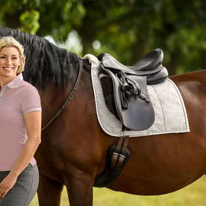 Tapis de selle de cheval en tissu matelassé de haute qualité, dernier style au prix de gros - Product Image 2