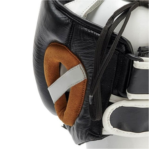 Haute qualité jeunesse PU boxe tête garde meilleur prix visage ouvert sparring cuir couvre-chef Durable personnalisé prix de gros - Product Image 6