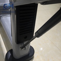 Máquina de remo sentado comercial con pila de pesas de 100 kg, equipo de entrenamiento de espalda de doble posición para gimnasio comercial
