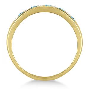 Bague empilable en or blanc 14 carats, romantique, délicate, taille princesse, sertie en canal, grenat, 1,00 ct, plaqué rhodium, bijoux fins - Product Image 4