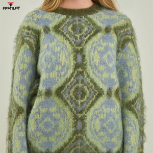 Pull en laine/cachemire pour femme, col rond, manches longues, coupe ajustée, décontracté, automne, dernier design - Product Image 6