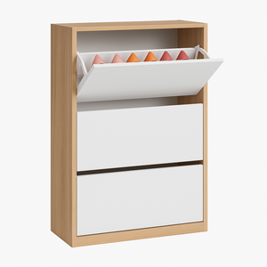 Zapatero Giratorio Monza, Duradero, Moderno, Minimalista, Estilo Madera MDF, Organizador de Zapatos para Sala de Estar, Muebles para el Hogar - Product Image 3