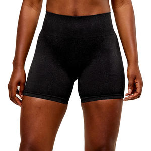 Pantalones cortos deportivos para gimnasio, ropa informal de entrenamiento de secado rápido, pantalones cortos de verano para mujer, pantalones cortos de entrenamiento con logotipo personalizado, algodón y poliéster transpirable - Product Image 1