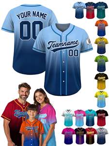 Personalizado Nueva Alta Calidad México Béisbol Jersey Camisas Secado Rápido Impreso Hombres Béisbol Jersey Bordado Liso Ropa de Béisbol - Product Image 4