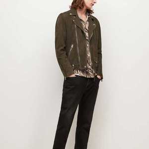 Chaqueta de cuero de moto de invierno personalizada OEM con cierre de cremallera cuello alto Color sólido edredón forro de seda precio competitivo hombres - Product Image 5