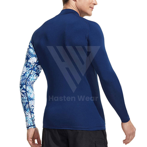 Long Sleeve Compression Rashguard Custom Logo <b>Swim</b> Wear High Performance Quick Dry Sports Compression <b>Shirt</b> - Product Image 2