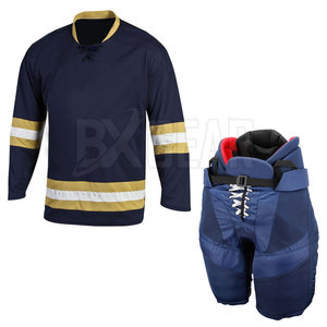 Uniforme de hielo Hokey personalizado hecho de tela de poliéster ligero con tecnología de secado rápido adecuado para la práctica - Product Image 1