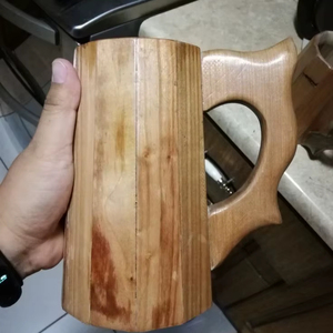 ผู้ช่วยแก้วมักทำจากไม้คุณภาพระดับพรีเมียมดีไซน์ทันสมัยเหมาะสำหรับชากาแฟไวน์และเบียร์จาก Falak - Product Image 1