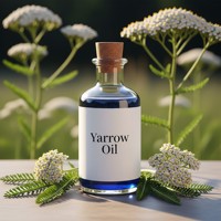 Huile essentielle de millefeuille en vrac huile végétale pure vente en gros marque privée OEM fabricant pour la fabrication de savon bougie diffuseur de soins de la peau