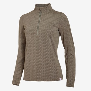 Wholesale Pakistan Manufactures Horse Riding <b>Base</b> <b>Layer</b> Lightweight Ladies Women's <b>Long</b> <b>Sleeve</b> Equestrian Wear Horse Riding Top - Product Image 1