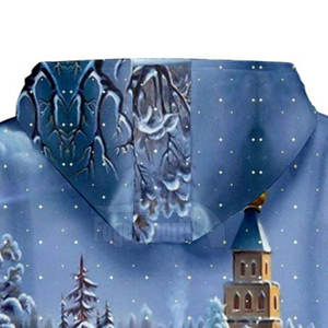 Thermal Winter Warm <b>Men</b> Christmas <b>Hoodies</b> 100% Cotton Plain Dyed Custom Made Oversized Fit Fleece - Product Image 4