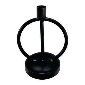 Bougeoir en fer décoratif pour la maison avec 3 bougeoirs de couleur noire pour table et décoration de mariage personnalisés en vrac - Product Image 5