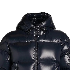 Veste matelassée en duvet d'oie pour homme sur mesure en gros 2025, veste à bulles brillante de créateur, vêtements d'extérieur de haute qualité et tendance - Product Image 5