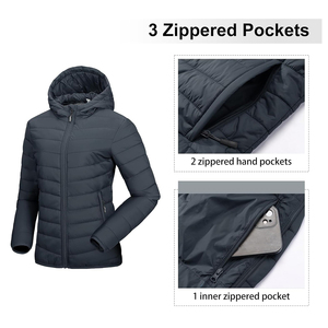 Nouveau haute qualité Simple Streetwear femmes doudoune 2025 tendances de la mode hiver culture bulle doudoune veste recadrée fermeture éclair - Product Image 4