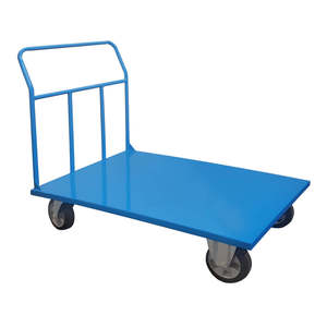 High Capacity PP Platform Cart Elastic Four-Wheel Industrial <b>Tool</b> Usage Customizable OEM Support Wheelbarrow <b>Trolley</b> Structure - Product Image 1