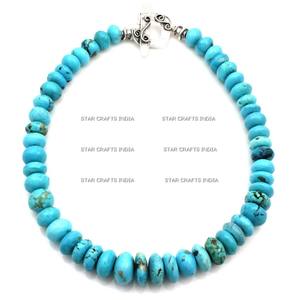 Vendedor caliente 2024 collar de cuentas de resina de Color azul claro joyería de moda a precio de fábrica al por mayor de STAR CRAFTS INDIA - Product Image 1