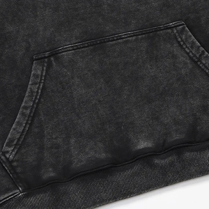 Nouvelle Arrivée Hiver – Sweat à Capuche Zippé en Polaire 100% Coton Effet Délavé Brodé pour Homme – Séchage Rapide et Respirant - Product Image 5