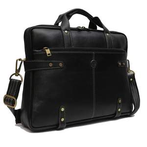 New Collection Genuine Cow Brown Leather Handbag Good Quality Handmade Leather Office <b>Laptop</b> Documental Bag Leather Material Bag - Product Image 4