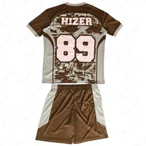 ชุดเสื้อเจอร์ซีย์ฟุตบอลสำหรับผู้ชายเสื้อฟุตบอลแบบเลือกได้สำหรับเด็กและผู้ใหญ่ - Product Image 3