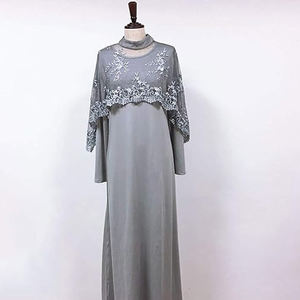 Los más nuevos vestidos de moda para mujer de calidad superior más baratos Khimar transpirable Thobe cuello en V vestidos de mujer para ropa informal 2025 - Product Image 4