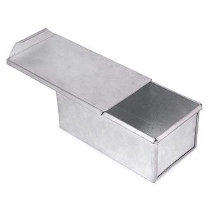 Moule à pain rectangulaire en métal avec couvercle, revêtement céramique, compatible lave-vaisselle, sans BPA, écologique, pour pain, toast, gâteau - Product Image 4