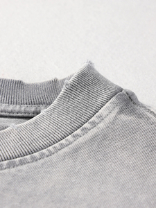 <b>Mens</b> Oversized Sleeveless <b>Vest</b> | Casual Washed Hip Hop Tank Top | High Street Loose Fit Shoulder T-Shirt | Summer Streetwear - Product Image 3