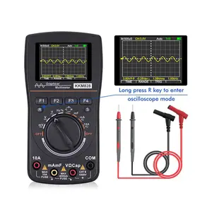 ET828 multimètre numérique LCD avec oscilloscope tension DC/AC multimètre de fréquence tension Test de courant pour équipement électrique