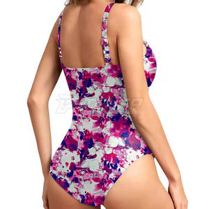 Traje de Baño Reversible de Talla Grande para Mujer, de Primera Calidad, Sólido, Personalizado, Transpirable, Ecológico, Diseño Ligero, OEM Frontal - Product Image 6