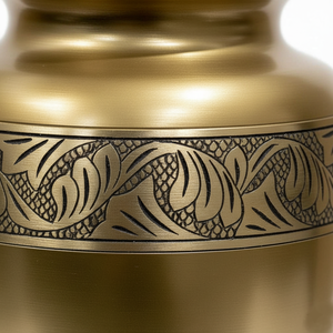 Urnas Funerarias de Metal Dorado Europeas al por Mayor - Acabado de Alto Pulido, Calidad de Exportación, Embalaje Seguro, Listas para Envío Internacional - Product Image 3