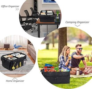 Organizador de Maletero de Coche, Plegable, con Múltiples Compartimentos, Impermeable, de Poliéster Oxford, con Asas Reforzadas, Base Antideslizante, Universal para Automóviles - Product Image 2