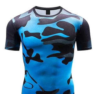 Traje de Baño Deportivo de Secado Rápido, Transpirable y Ecológico, Camiseta de Compresión Sublimada Negra, Protección UV, Cantidad al por Mayor, Unisex, Corta, 2026 - Product Image 4