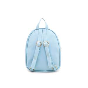 Blue <b>Kids</b> <b>Backpack</b> P70826 Fashionable Anti-Theft Waterproof Oxford Material Geometric Candy Pattern Girls' Style Nylon Zipper - Product Image 1