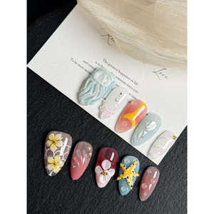 Ongles autocollants Sous-marin : Ajoutez une touche aquatique à votre nail art ! - Product Image 3