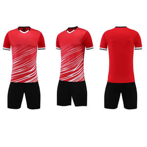 Ensemble de vêtements de football à séchage rapide avec logo personnalisé uniforme pour hommes grande taille avec impression personnalisée - Product Image 3