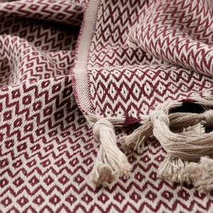 Plaid tissé sur mesure en gros pour la décoration intérieure, couverture douce en jacquard pour canapé, lit, salon, chambre à coucher - Product Image 4